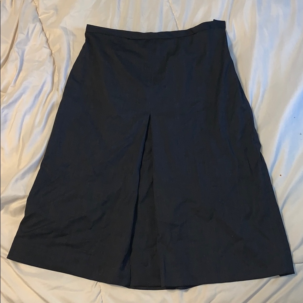 EUC Brooks Brothers Gray Wool Skirt